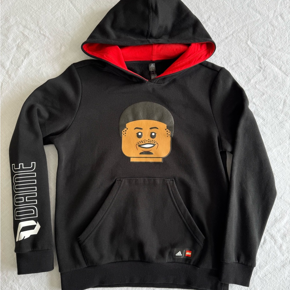 Adidas x Lego Dame Damian Lillard Portland Trailblazers Hoodie Youth Medium 12